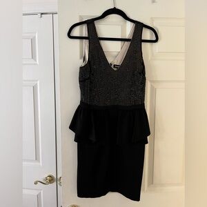 Formal bebe beaded dress